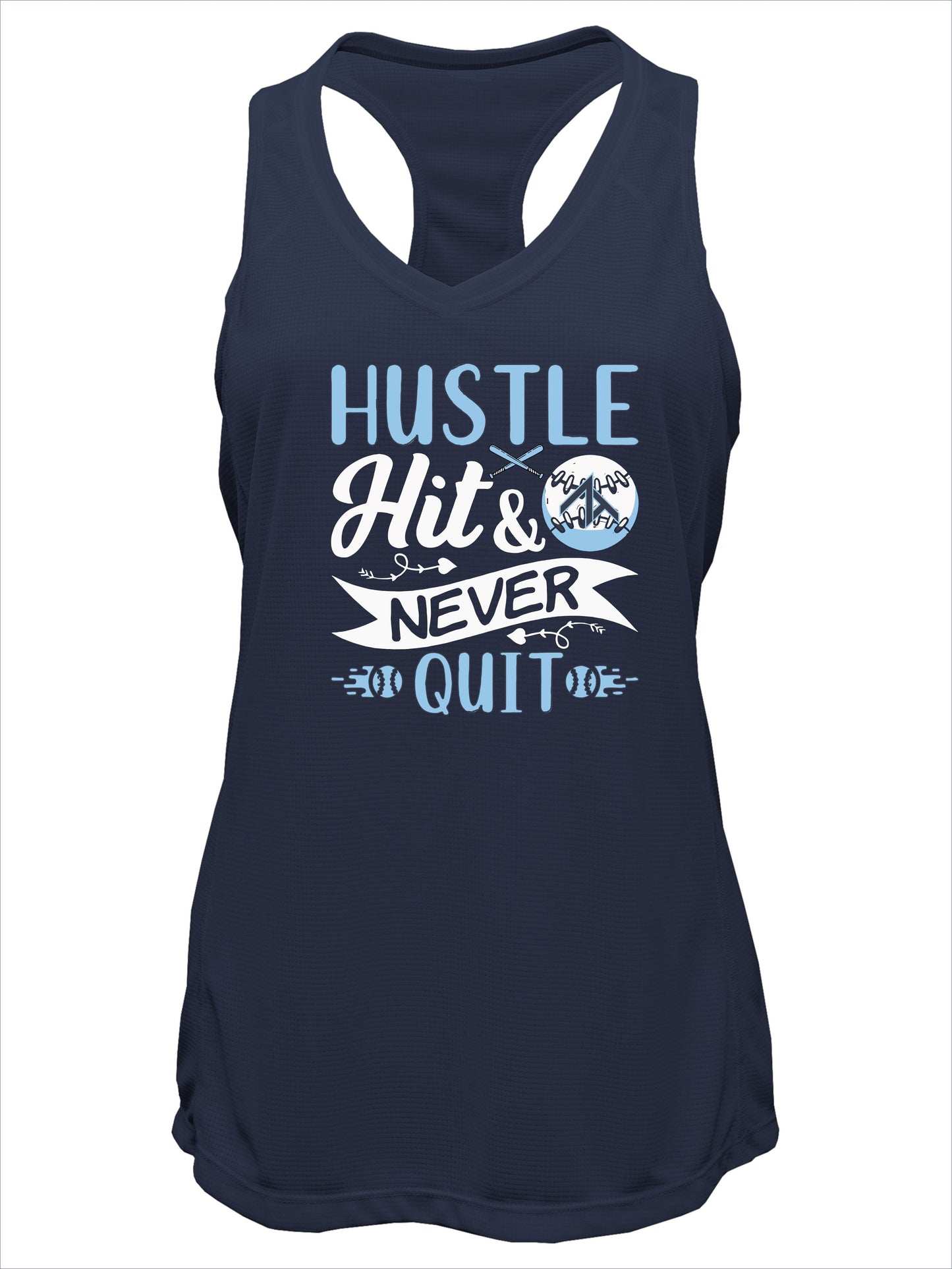 "ZT HUSTLE" RACER BACK TANK
