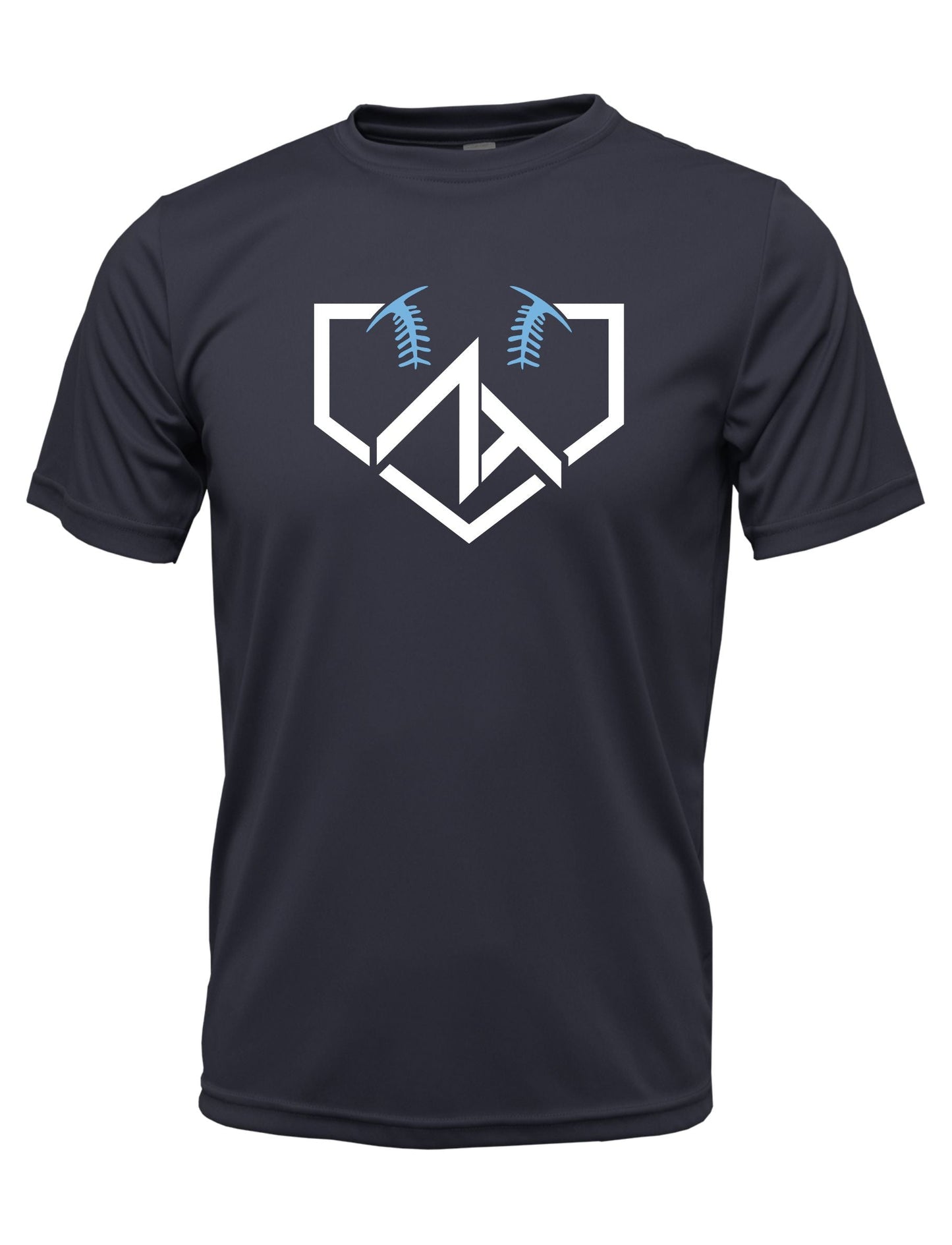Short Sleeve "ZT HOME PLATE" Logo Cotton T-shirt