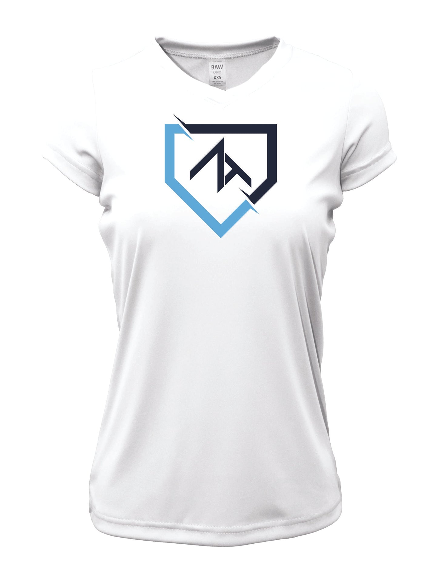 V-Neck Short Sleeve "FRACTURED PLATE" Dri-fit T-shirt