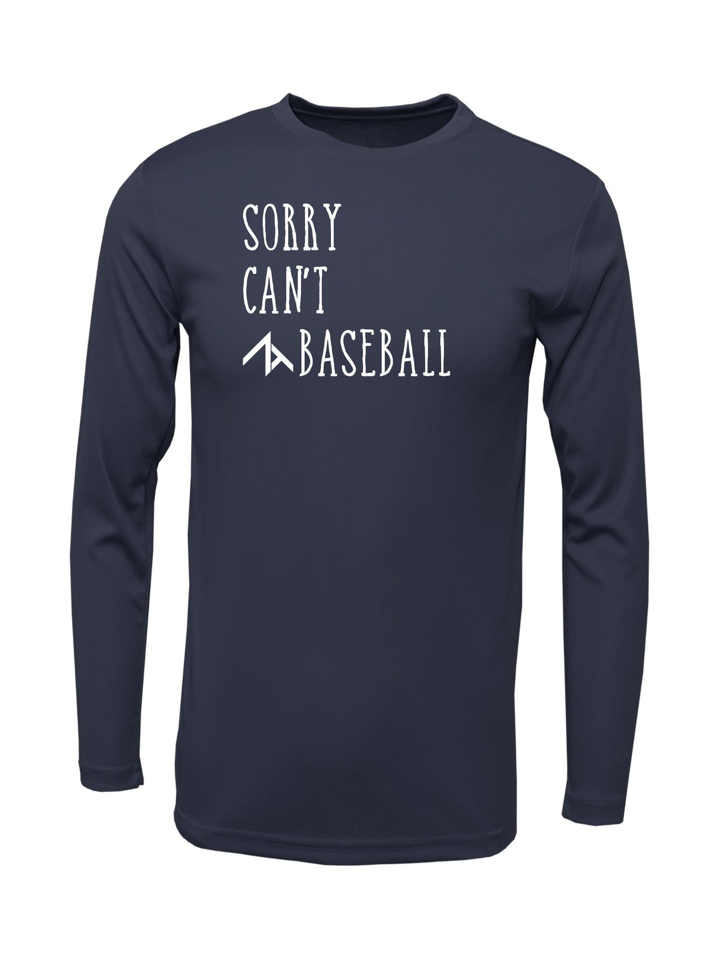 Long Sleeve "SORRY CAN'T" Cotton T-shirt