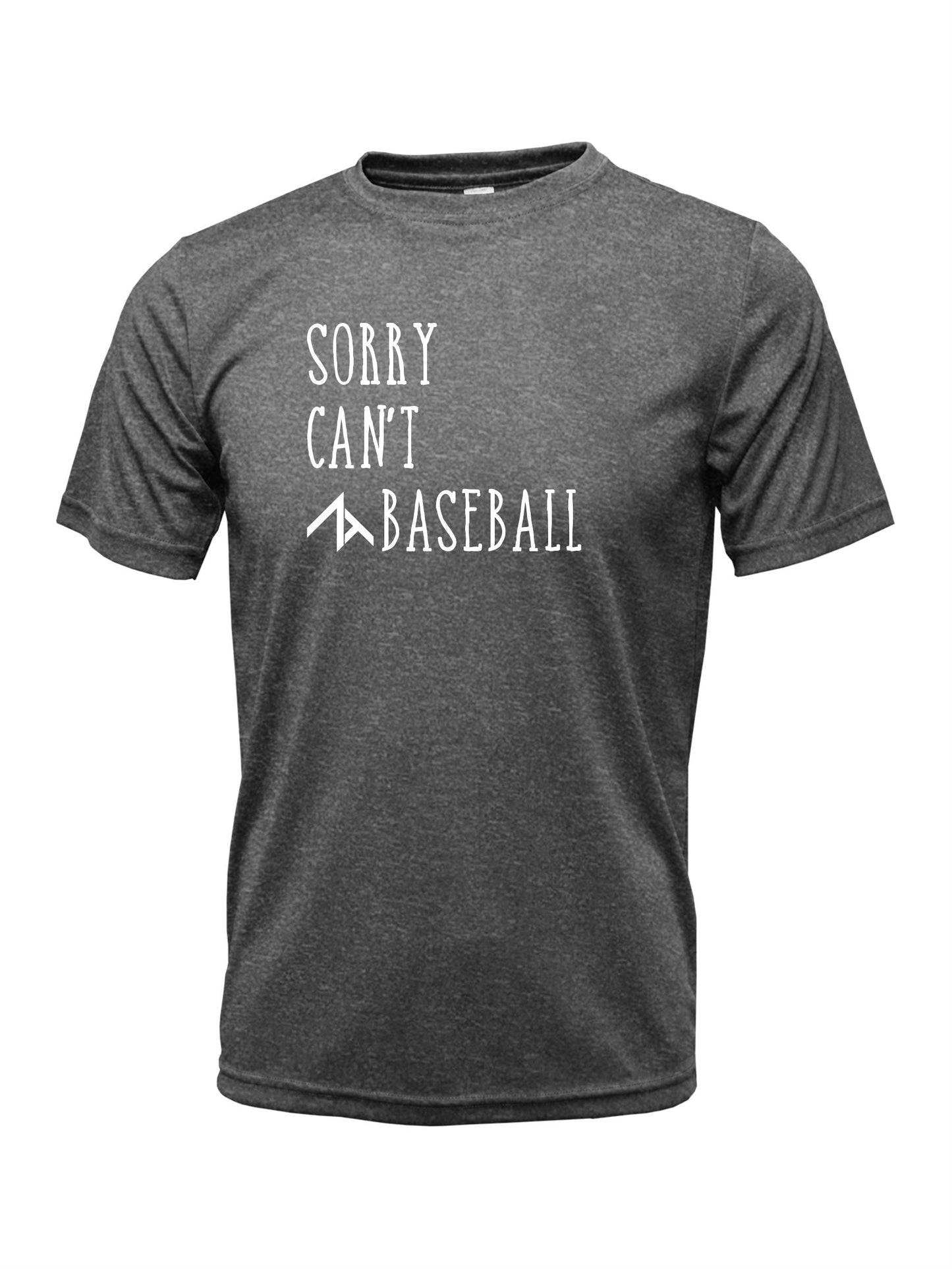 Short Sleeve "SORRY CAN'T" Cotton T-shirt