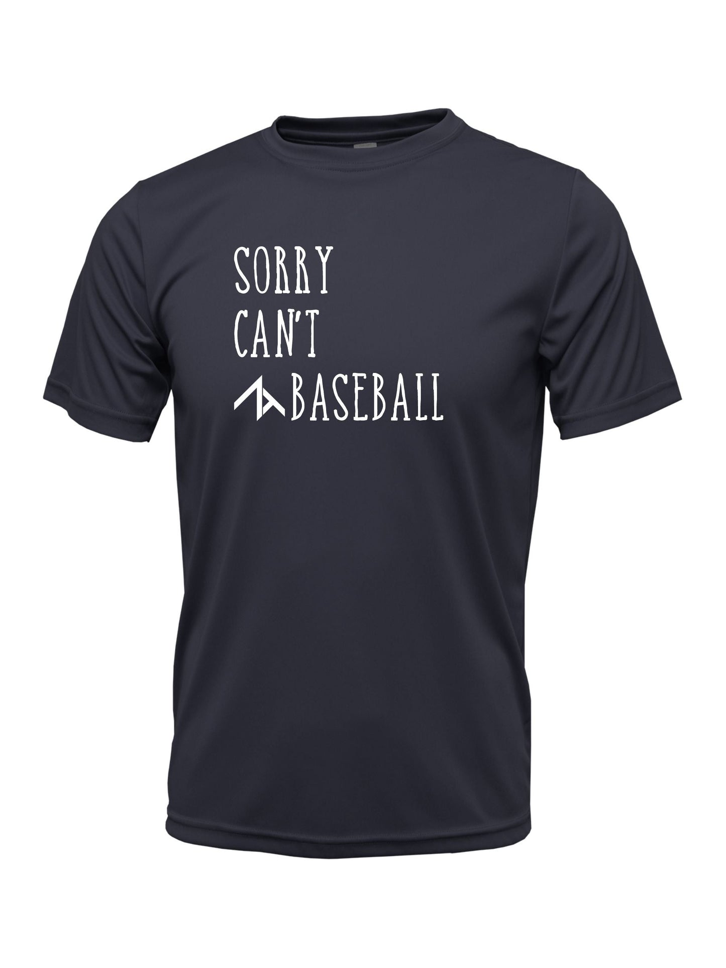 Short Sleeve "SORRY CAN'T" Cotton T-shirt
