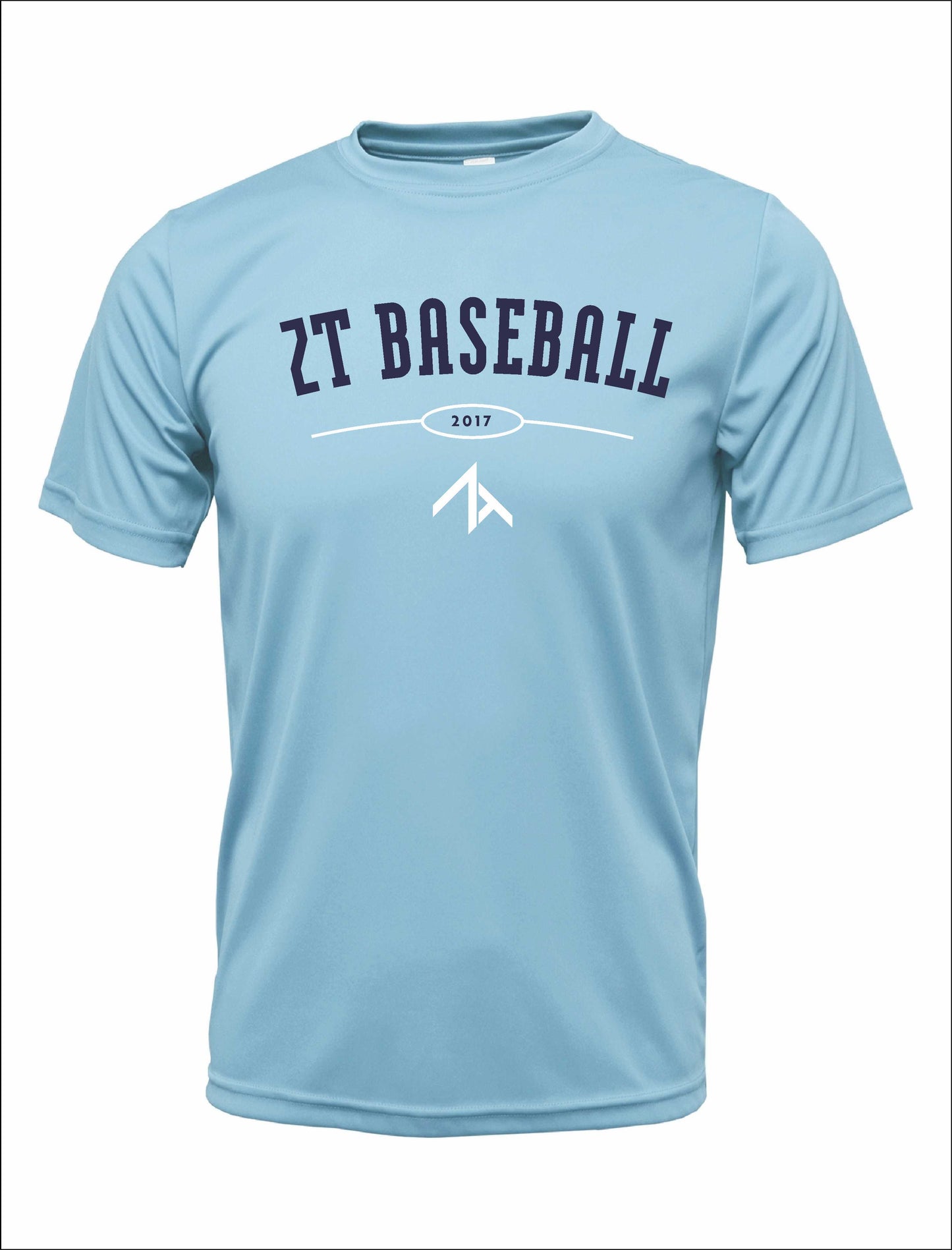 Short Sleeve "ZT BASEBALL 2017" Cotton T-Shirt