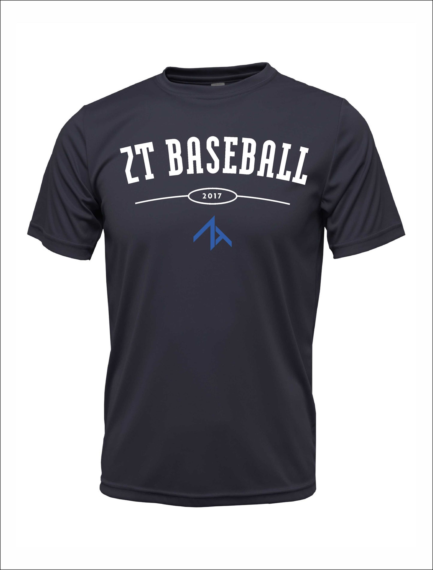 Short Sleeve "ZT BASEBALL 2017" Cotton T-Shirt
