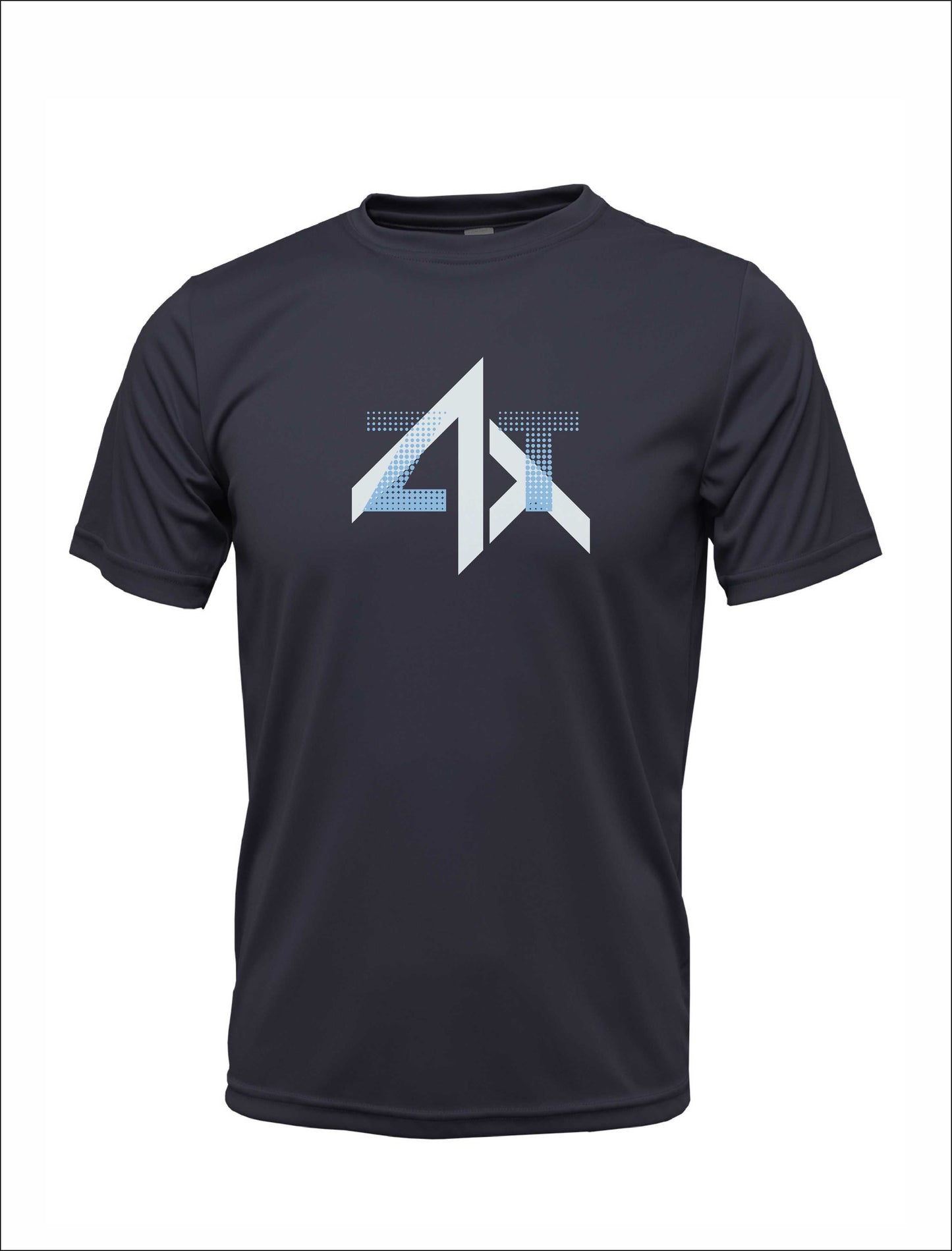Short Sleeve "DOTTED ZT AND LOGO" Cotton T-Shirt