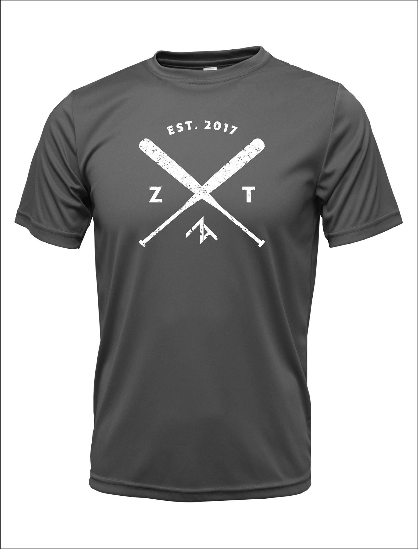 Short Sleeve "CROSSED BATS" Dr-Fit T-Shirt