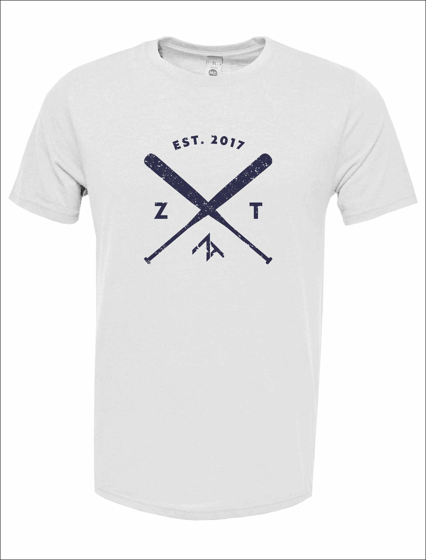 Short Sleeve "CROSSED BATS" Dr-Fit T-Shirt