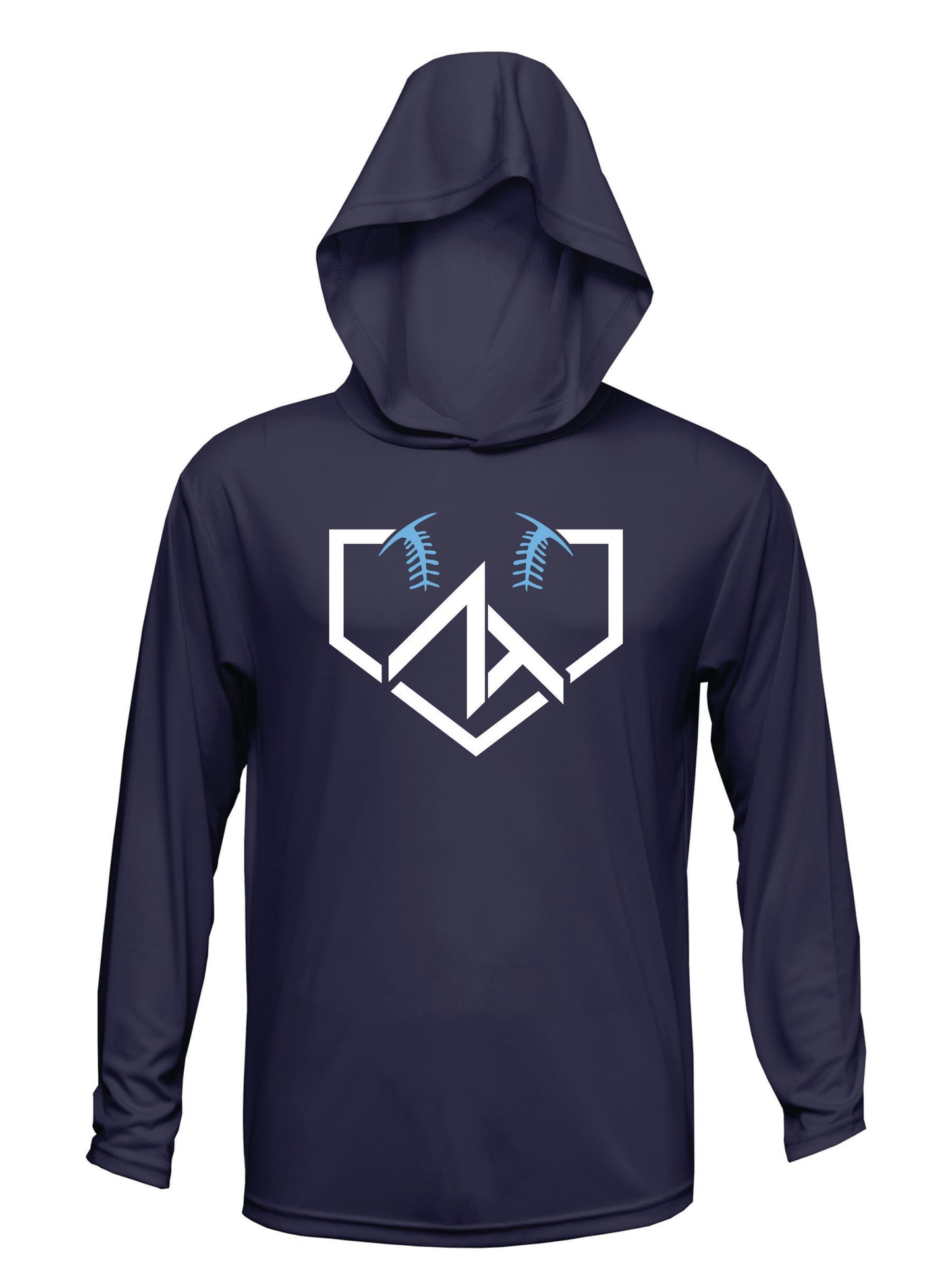 ZT Home Plate Logo Dri-Fit Hooded T-shirt