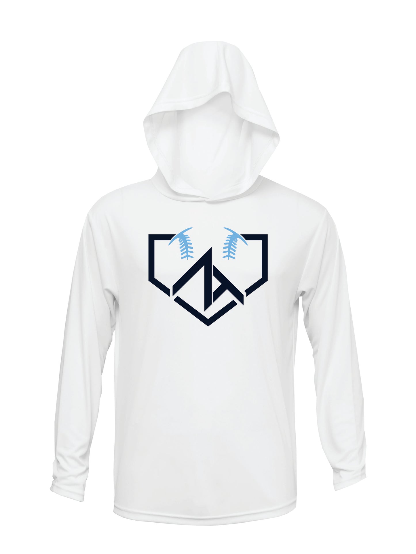 ZT Home Plate Logo Dri-Fit Hooded T-shirt