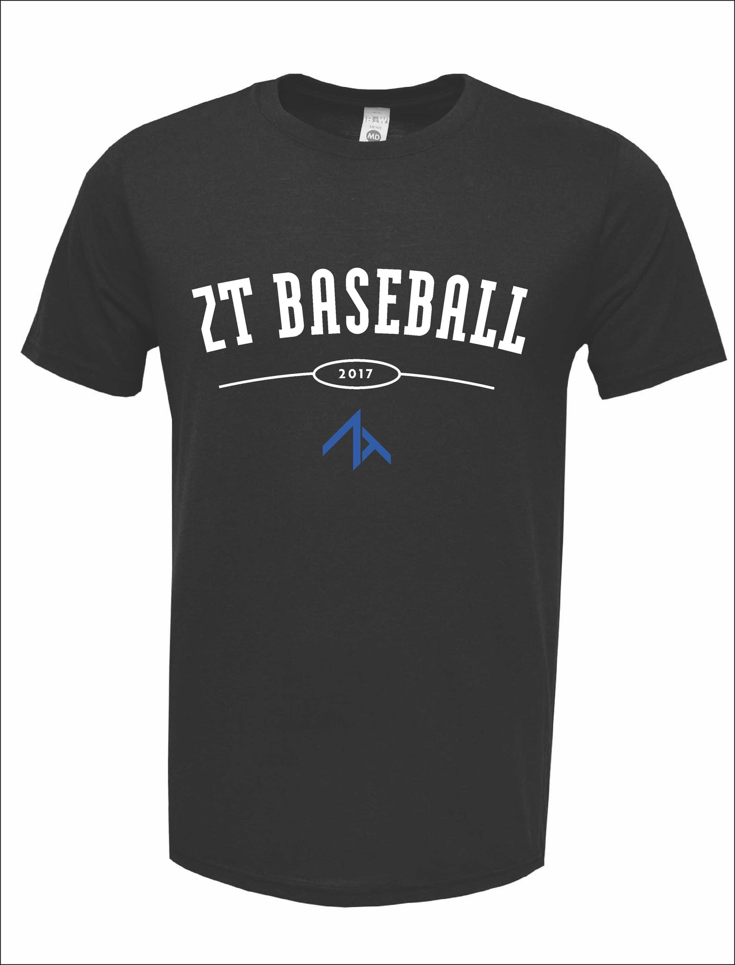 Short Sleeve "ZT BASEBALL 2017" Cotton T-Shirt