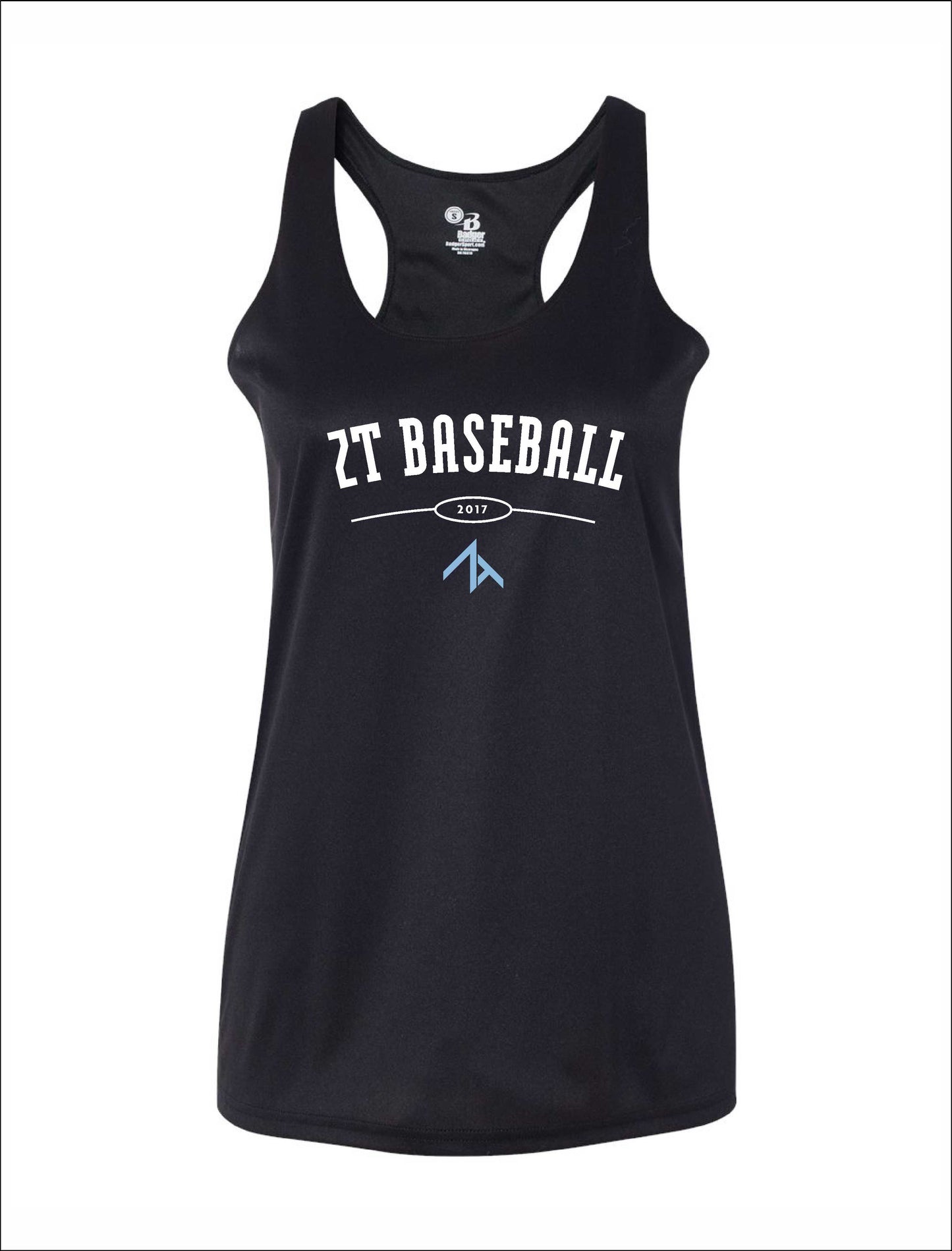 "ZT BASEBALL 2017" RACER BACK TANK