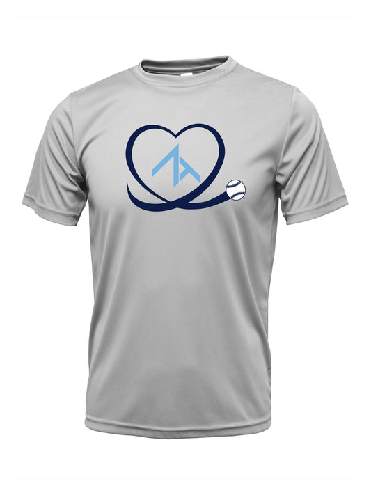 Short Sleeve "HEART" Dri-Fit T-shirt