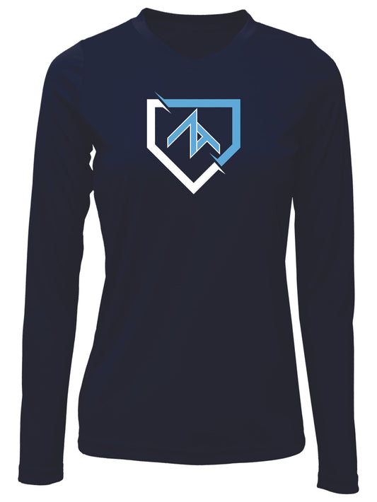 Ladies Long Sleeve "FRACTURED PLATE" Dri-fit T-shirt