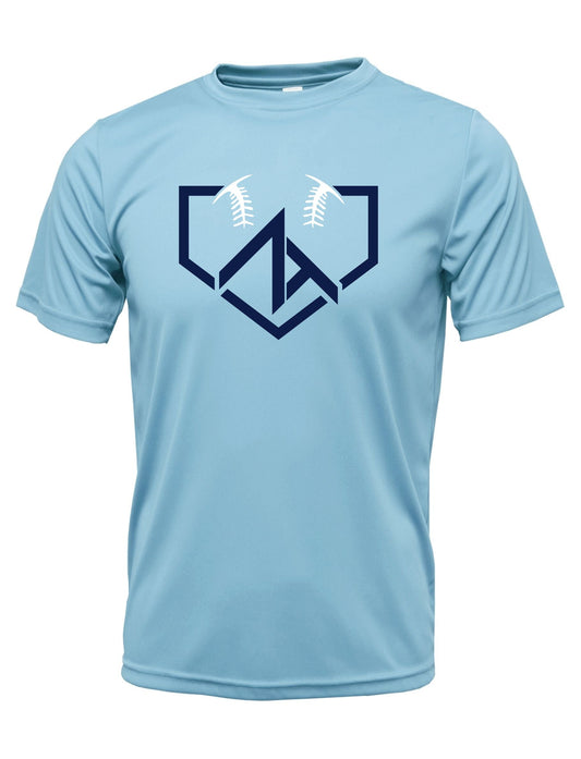 Short Sleeve "ZT HOME PLATE" Logo Cotton T-shirt