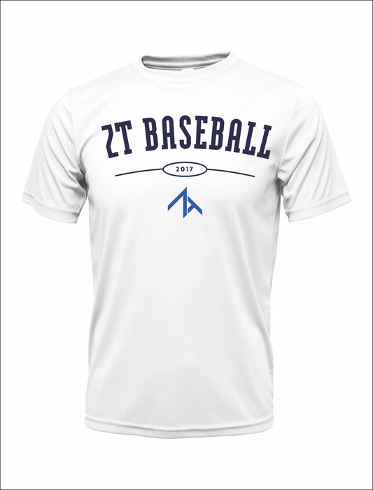 Short Sleeve "ZT BASEBALL 2017" Cotton T-Shirt