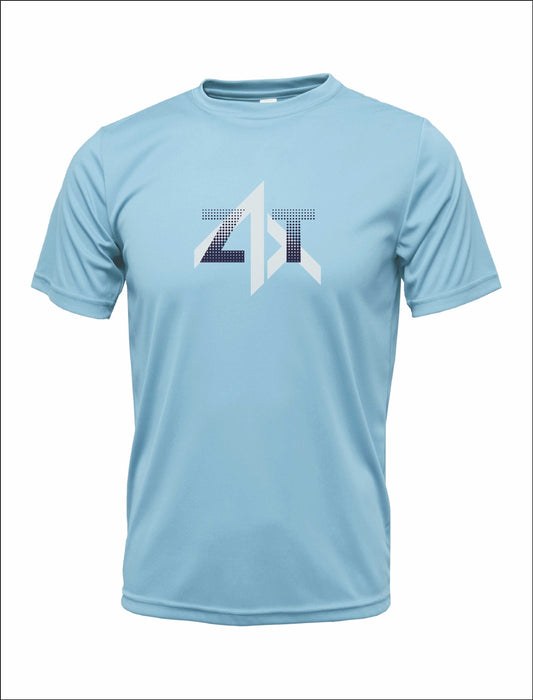 Short Sleeve "DOTTED ZT AND LOGO" Dr-Fit T-Shirt